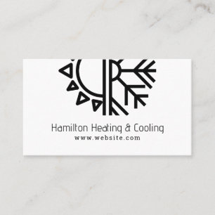Heating & Cooling Business Card