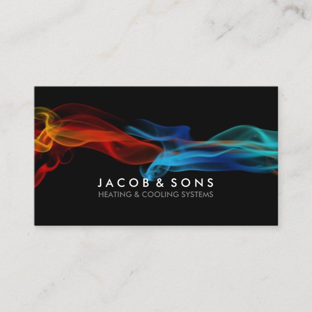 Heating Cooling Systems Business Card (Front)