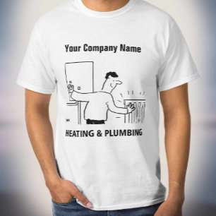 Heating Engineer & Plumbing Services T-Shirt