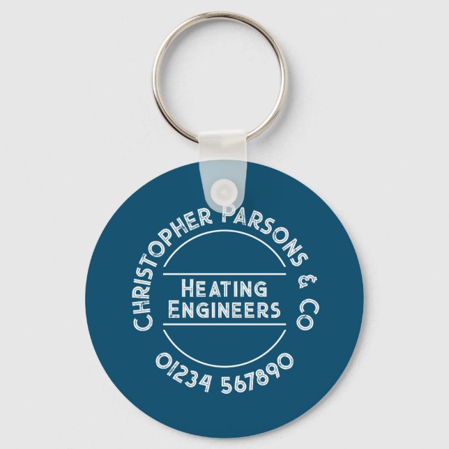 Heating Engineers Keychain (Front)