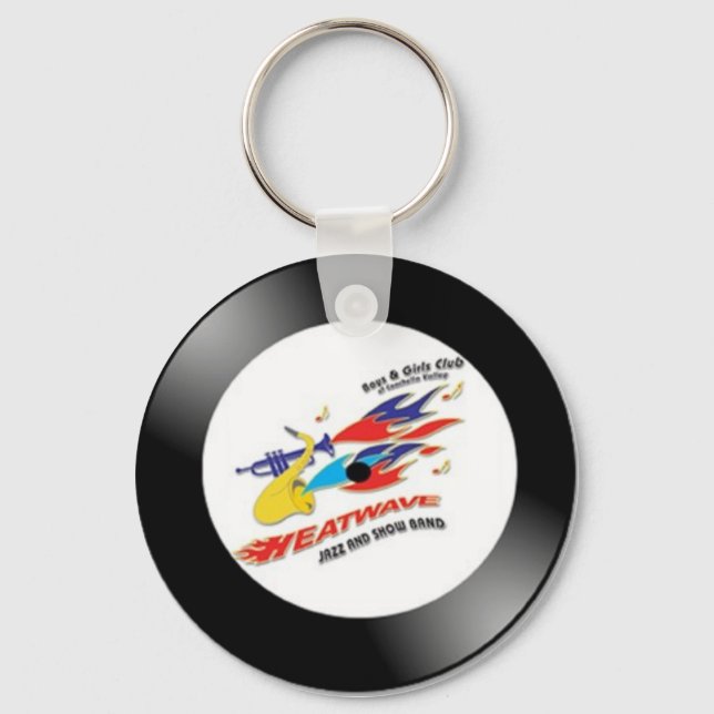 Heatwave Record on a Keychain (Front)