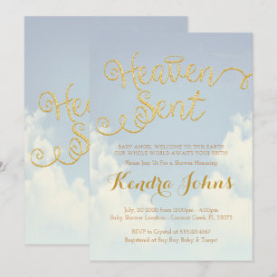 Heaven a envoyé une invitation Baby shower