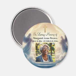 Heaven and Angels Celebration Of Life Photo Magnet