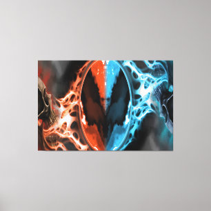 Heaven and Hell Canvas Print