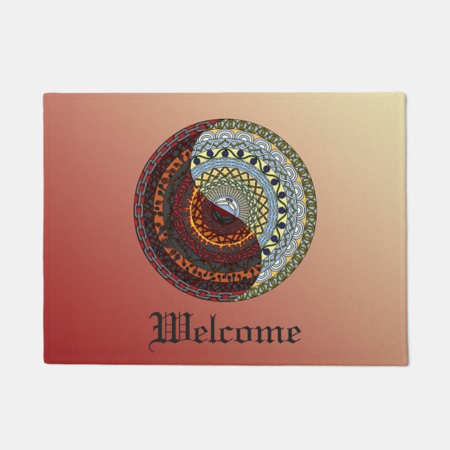 Heaven and Hell Doormat (Front)