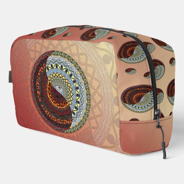 Heaven and Hell Mandala Dopp Kit (Right Corner)