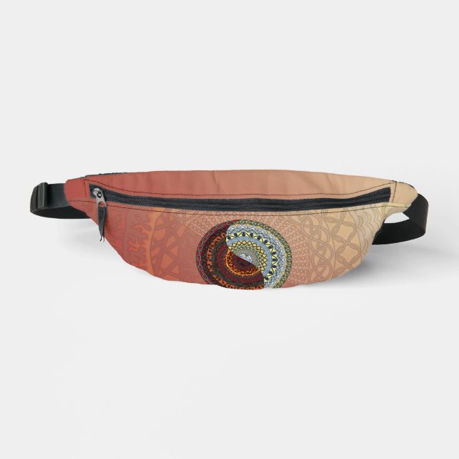 Heaven and Hell Mandala Fanny Pack (Front)