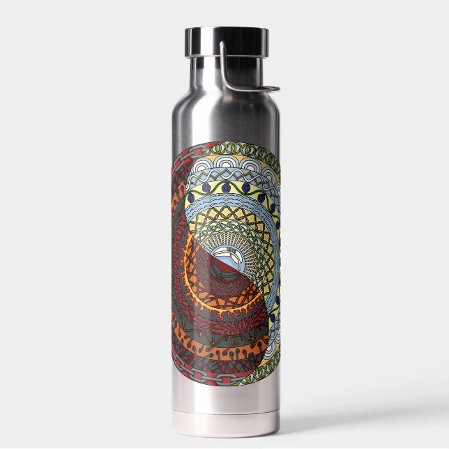 Heaven and Hell Water Bottle (Left)