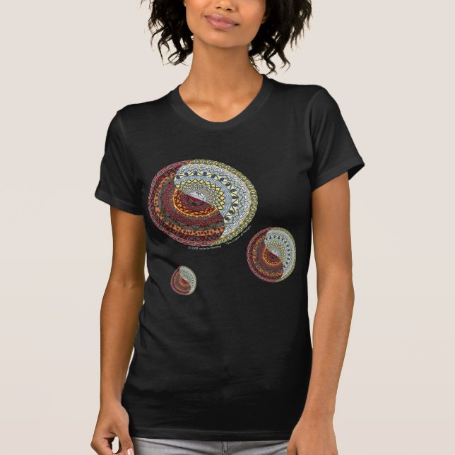 Heaven and Hell Women's Dark Shirt (Front)