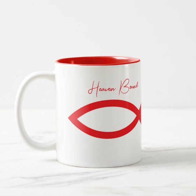 Heaven Bound Two-Tone Coffee Mug (Left)