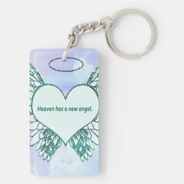 Heaven has a New Angel Keychain (Back)