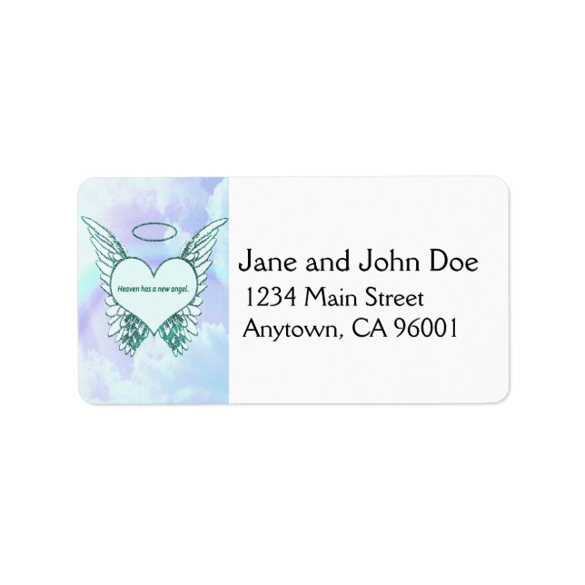 Heaven has a New Angel Label (Front)