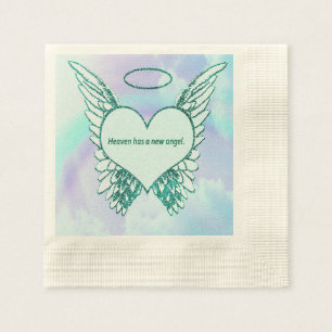 Heaven has a New Angel Napkin