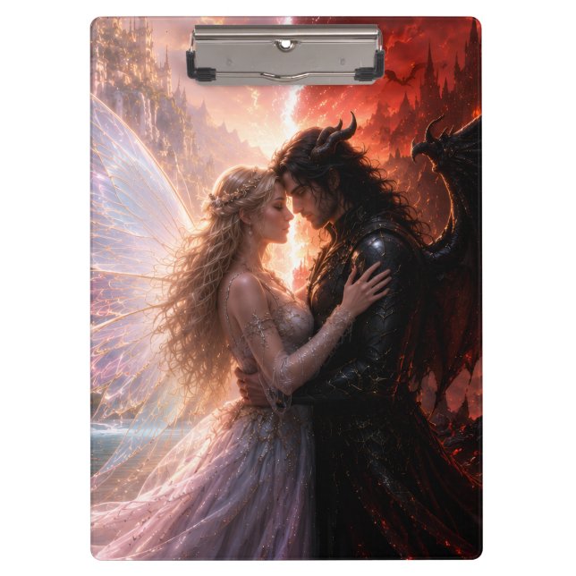 heaven hell love clipboard (Front)