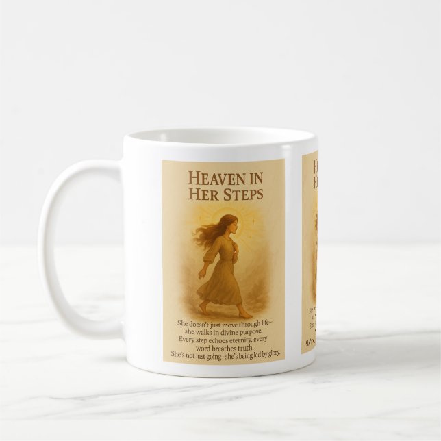 Heaven In Her Steps Coffee Mug (Left)
