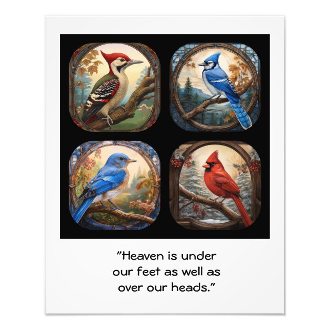 Heaven is under our feet  photo print (Front)