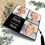 Heaven Memorial 3 Photo Collage In Loving Memory  Graduation Cap Topper<br><div class="desc">Honour your beloved Mom on graduation day with a custom photo collage memorial graduation cap topper. This unique mom memorial keepsake graduation cap is the perfect gift for yourself, family or friends to pay tribute to your loved one. We hope your memorial graduation cap topper will bring you peace, joy...</div>
