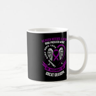 Heaven Needed a Hero God Great Grandpa Pancreatic Coffee Mug