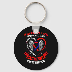 Heaven Needed A Hero God Picked Great Nephew Chd A Keychain