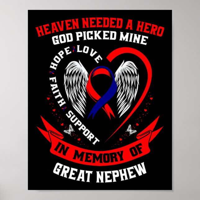 Heaven Needed A Hero God Picked Great Nephew Chd A Poster (Front)
