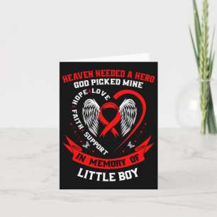 Heaven Needed A Hero God Picked Son Little Boy Hea Card