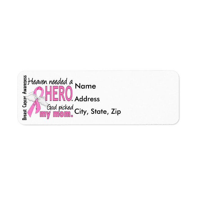Heaven Needed A Hero Mom Breast Cancer (Front)