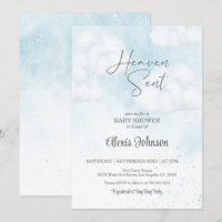 Heaven Sent Baby Shower (Boy)