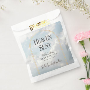 Heaven Sent Clouds Sky Celestial Baby Shower Favour Bag