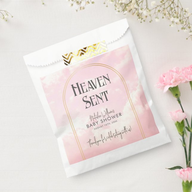 Heaven Sent Clouds Sky Celestial Baby Shower Favour Bag (Sealed)