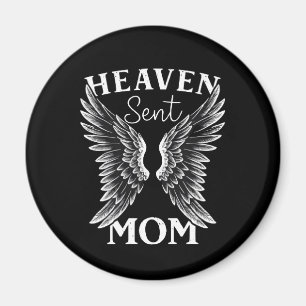 Heaven Sent Mom Christian Magnet