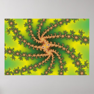 Heaven Twist - Fractal Poster