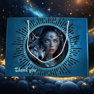 Heavenly alliance the wolf and the beautiful woman large gift bag