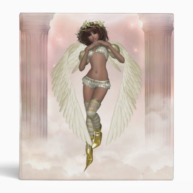 Heavenly Angel Beautiful Angel Design 3 Binder (Front)
