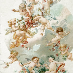 Angel Painting Stickers Zazzle Ca