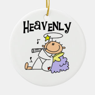 Heavenly Angel T-shirts and Gifts Ceramic Ornament