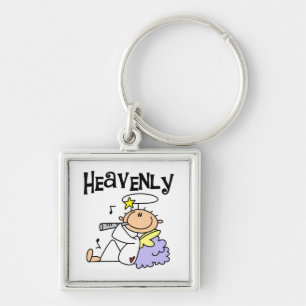 Heavenly Angel T-shirts and Gifts Keychain