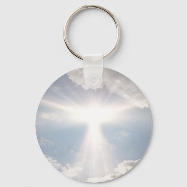 Heavenly angelic sky keychain (Front)