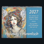 Heavenly Angels – Himmlische Engel 2027 Calendar<br><div class="desc">This charming angels calendar / cherubs calendar / guardian angels calendar (or in German: Engelkalender) is designed to bring inspiration and joy all year round. Each month showcases heartwarming adorable guardian angels, brought to life with great colours that radiate warmth, positivity, and a touch of romantic charm. Accompanied by uplifting...</div>