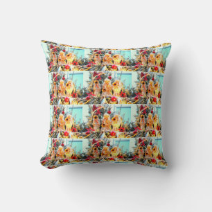 heavenly angels trumpeting Thunder_Cove Throw Pillow