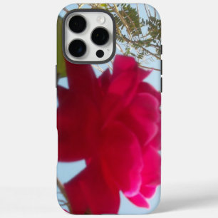 Heavenly Bloom   A Red Rose Against the Blue Sky  iPhone 16 Pro Max Case
