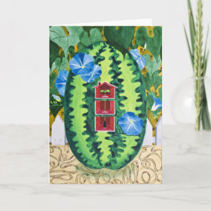 Heavenly Blue by Catharine Kim Woodin Thank You Card