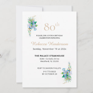 Heavenly Blues Invitation