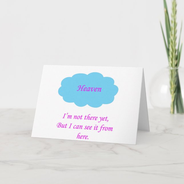 Heavenly Card (Front)