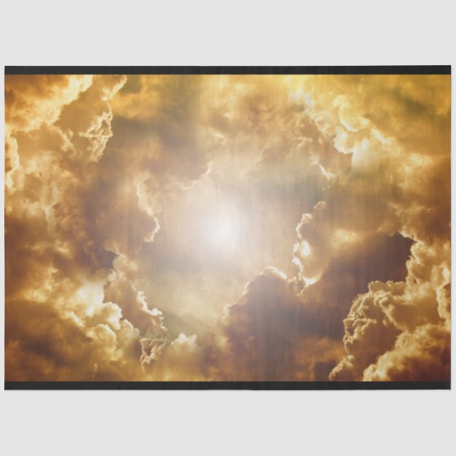 Heavenly Clouds Decoupage Tissue Paper (Front)