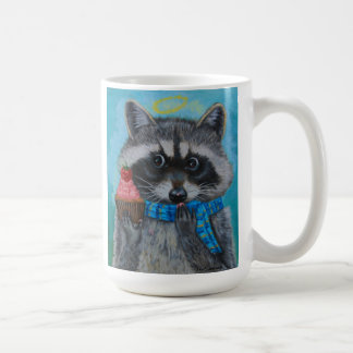 "Heavenly Cupcake"little raccoon loves his cupcake Coffee Mug