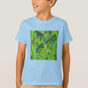 Heavenly Dragonflies On a Starry Sky T-Shirt