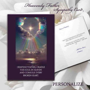 Heavenly Father Sympathy Card