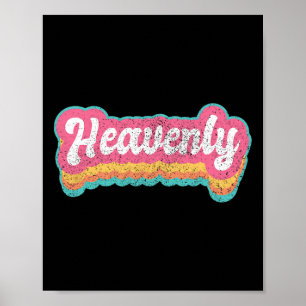 Heavenly First Name Girl Vintage 70s 80s Personali Poster