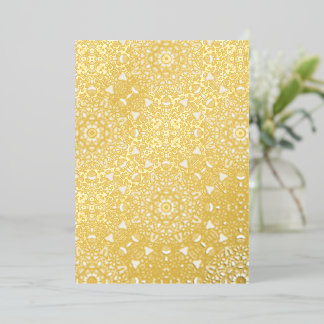 Heavenly Flower Power Foil Notecard
