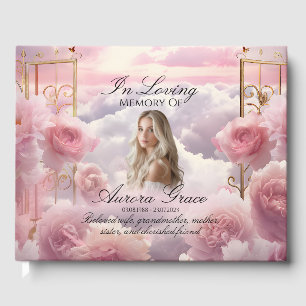 Heavenly Garden of Roses Guest Book - LIA003